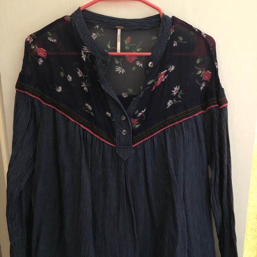 Free people oversized shirt